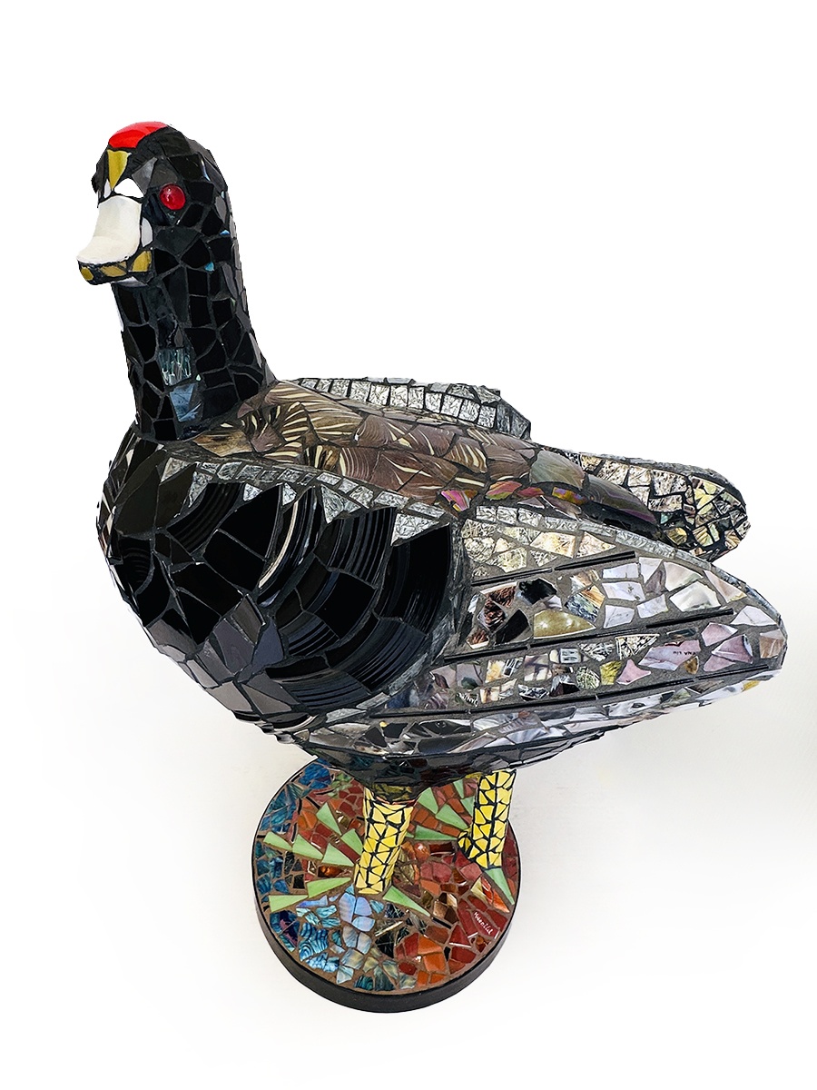 Mosaic Coot Bird