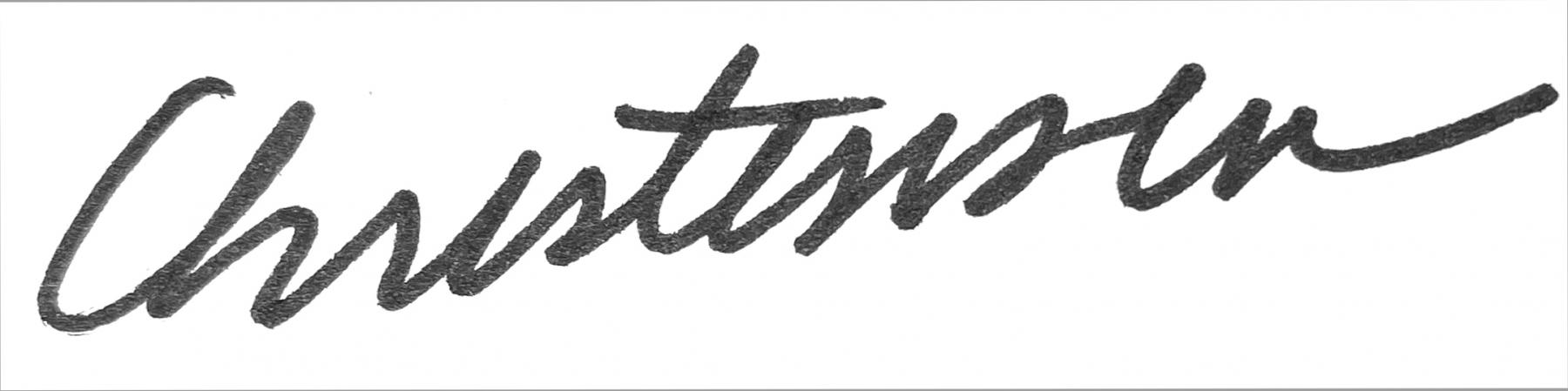 Linda Christensen Signature