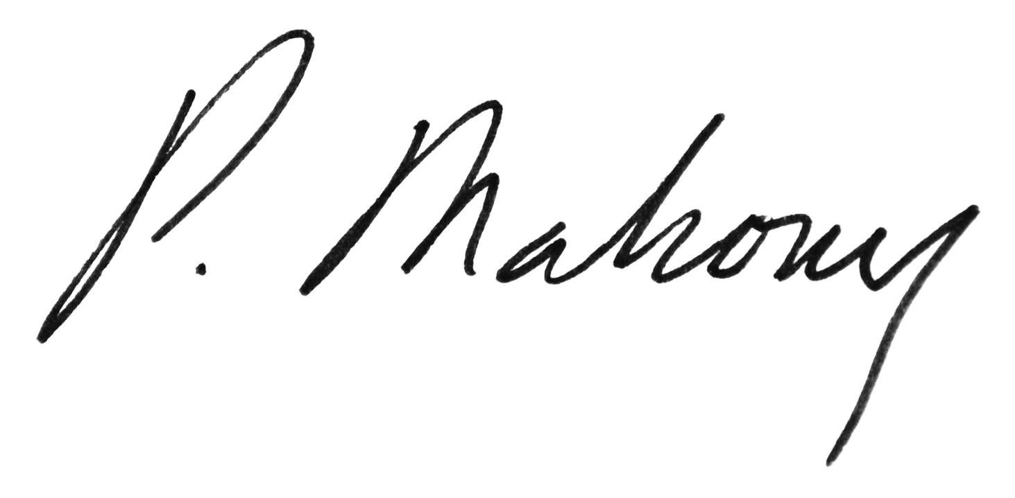 Mahony-signature