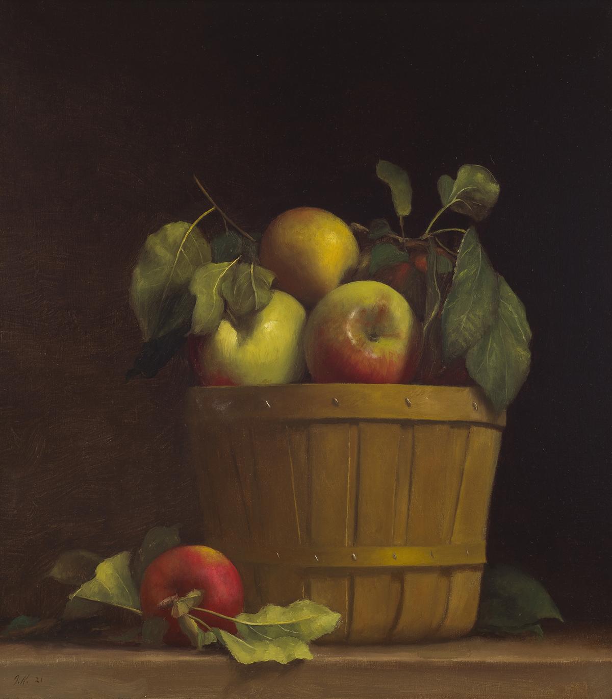 Apples with Basket