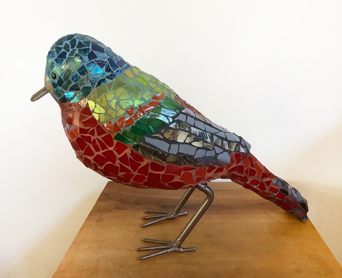 Painted Bunting by Terrie Kvenild