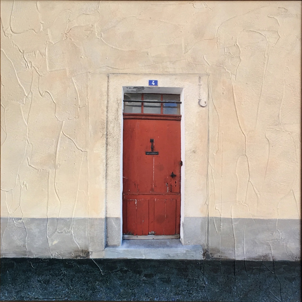 Red Orange Door, France by Robin Winfield