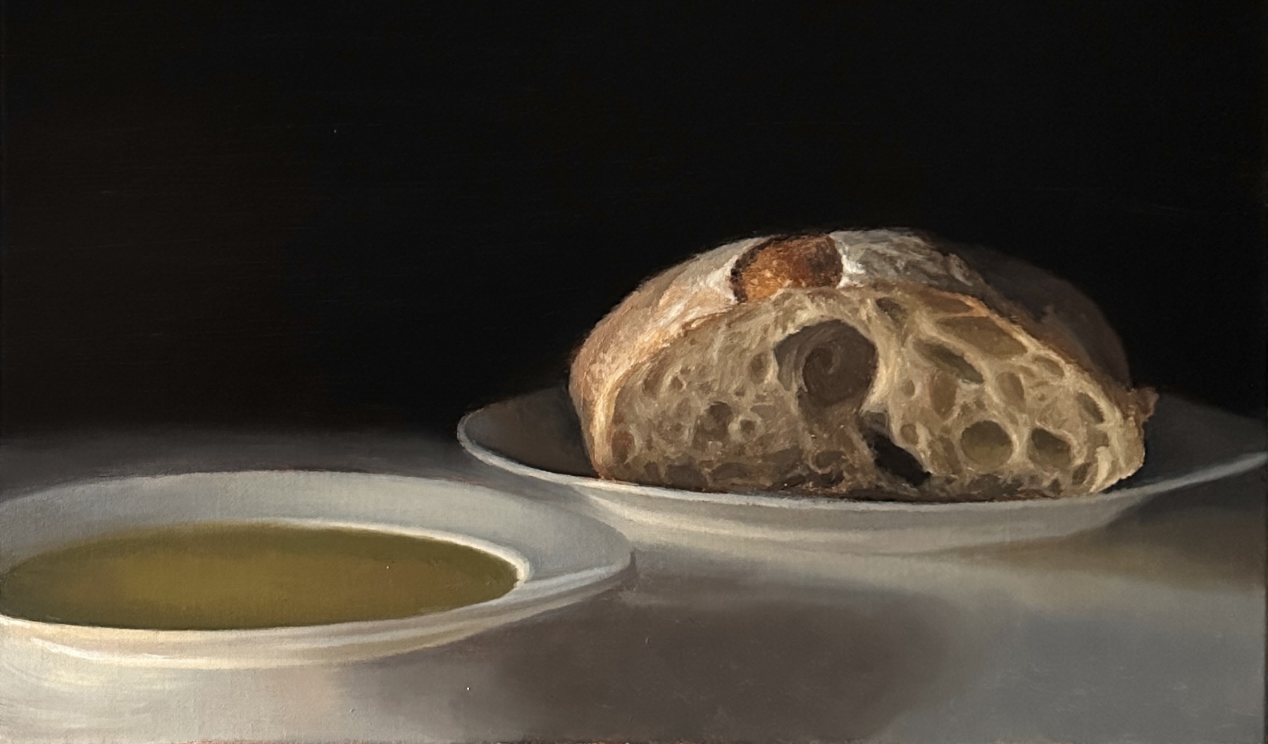 Sourdough and Olive Oil by David Williams-Bulkeley