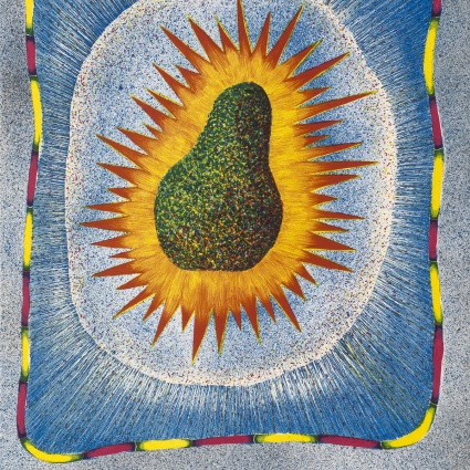 Aguacates son Sabrosos (Avocados are Tasty) - BLUE by Paul Rangell
