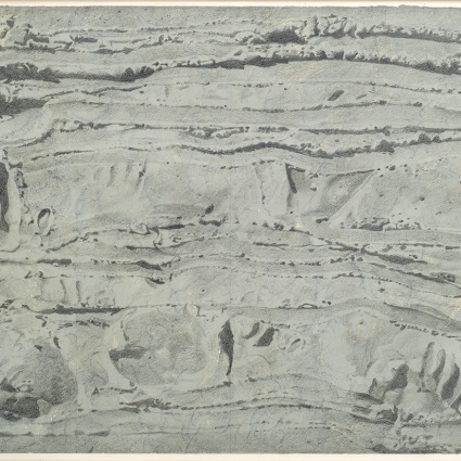 Sand Drawing #30 at Winfield Gallery