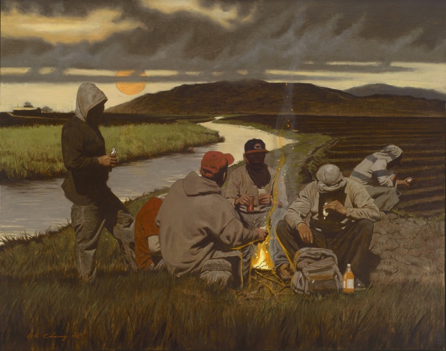 Salinas River at Dawn by Warren Chang