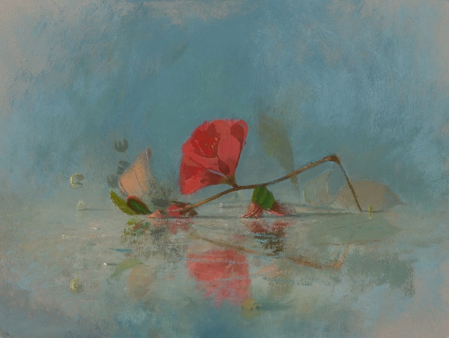 Red Flowering Branch by Philip Jackson